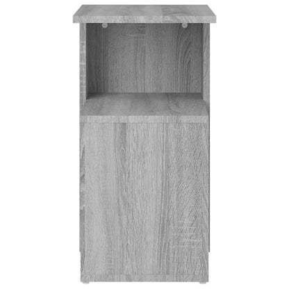 Side Table Grey Sonoma 36x30x56 cm Engineered Wood