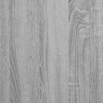 Dining Table Grey Sonoma 140x74.5x76 cm Engineered Wood