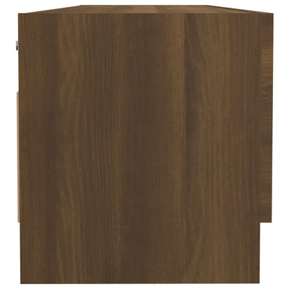 Wardrobe Brown Oak 100x32.5x35 cm Engineered Wood