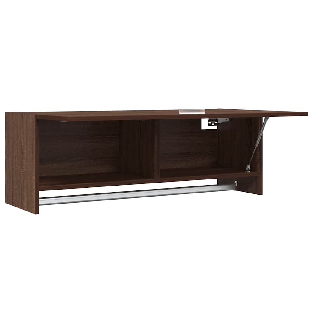 Wardrobe Brown Oak 100x32.5x35 cm Engineered Wood