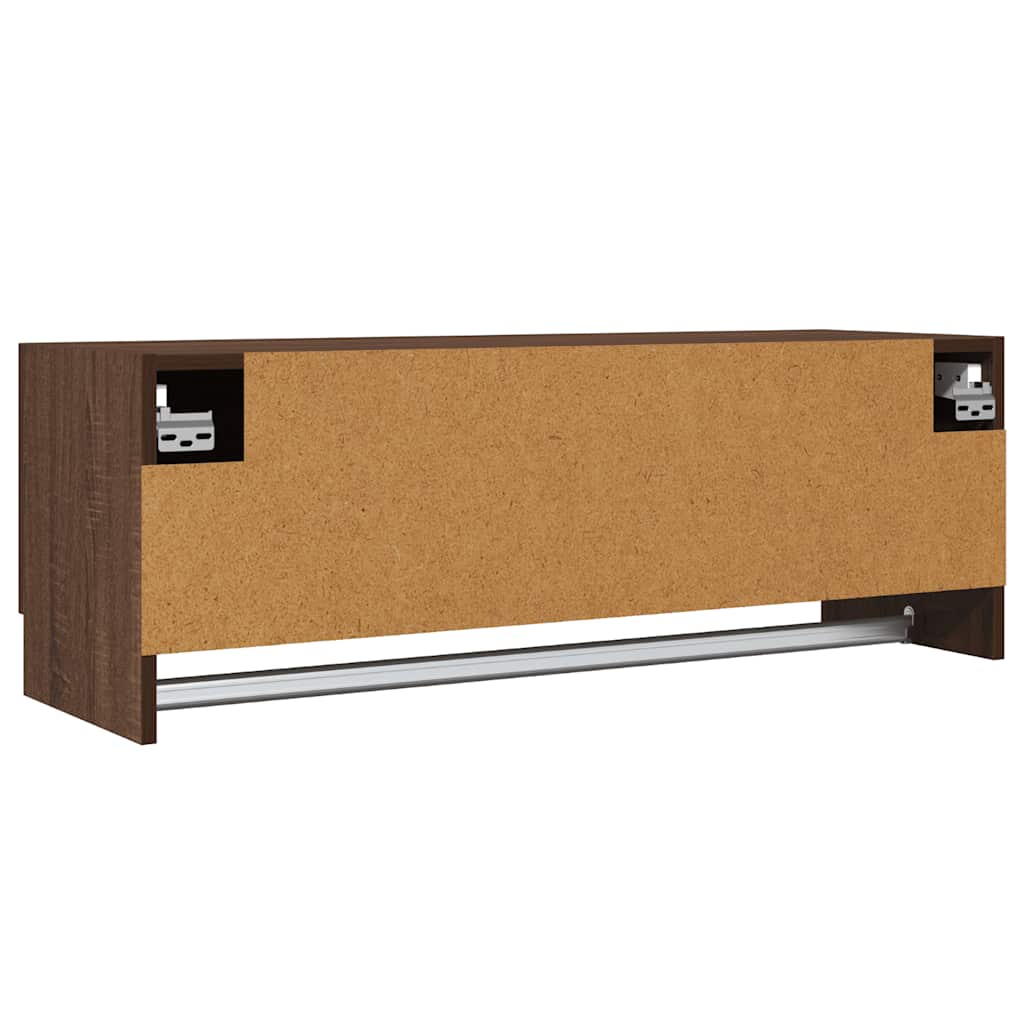 Wardrobe Brown Oak 100x32.5x35 cm Engineered Wood