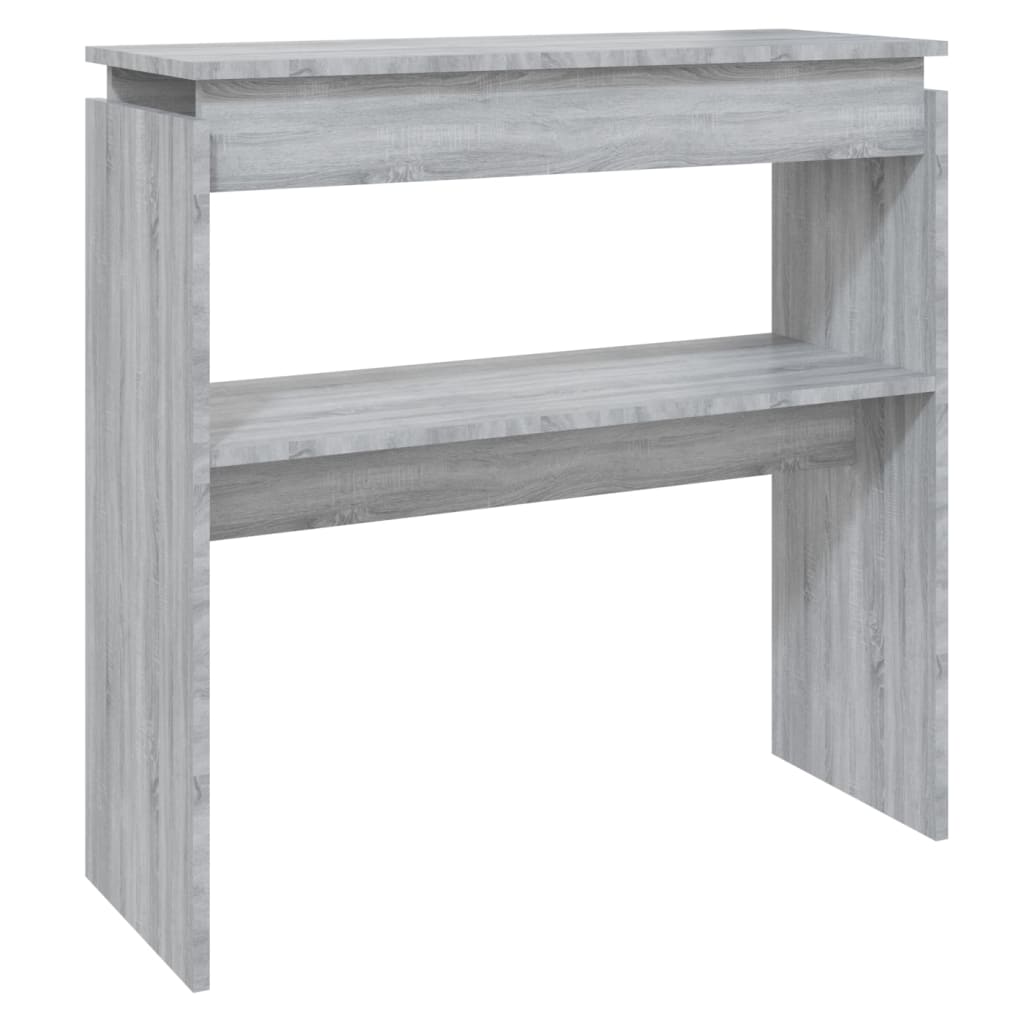 Console Table Grey Sonoma 80x30x80 cm Engineered Wood