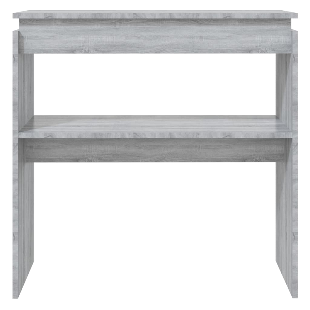 Console Table Grey Sonoma 80x30x80 cm Engineered Wood