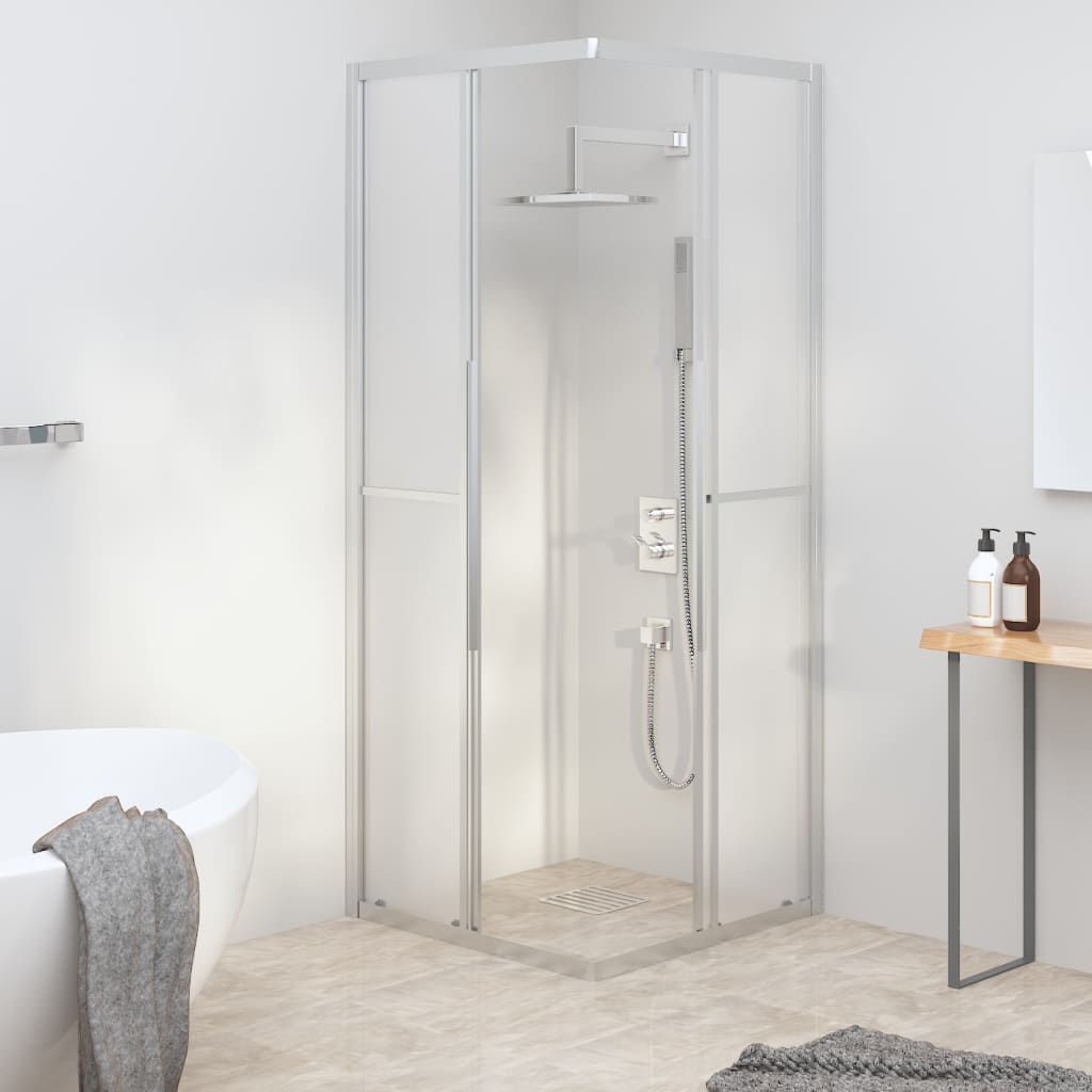 Shower Cabin Frosted ESG 70x70x180 cm