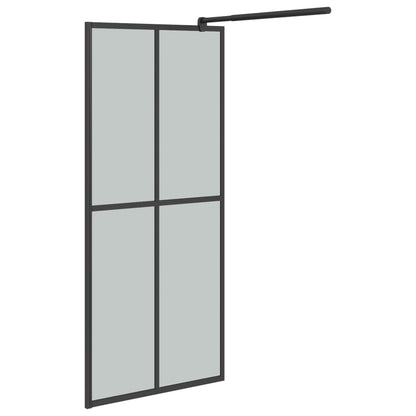 Walk-in Shower Screen 80x195 cm Dark Tempered Glass