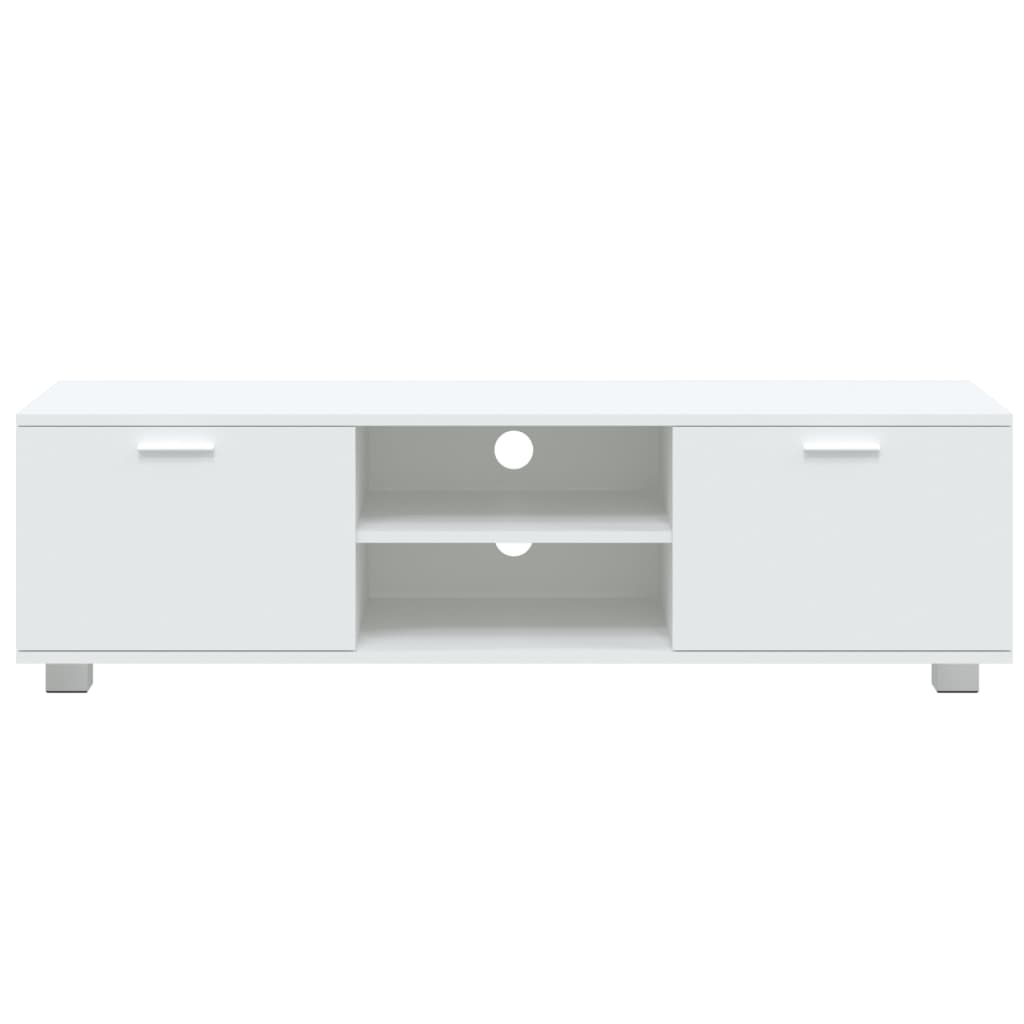 TV Cabinet White 140x40.5x35 cm Engineered Wood