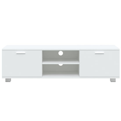 TV Cabinet White 140x40.5x35 cm Engineered Wood