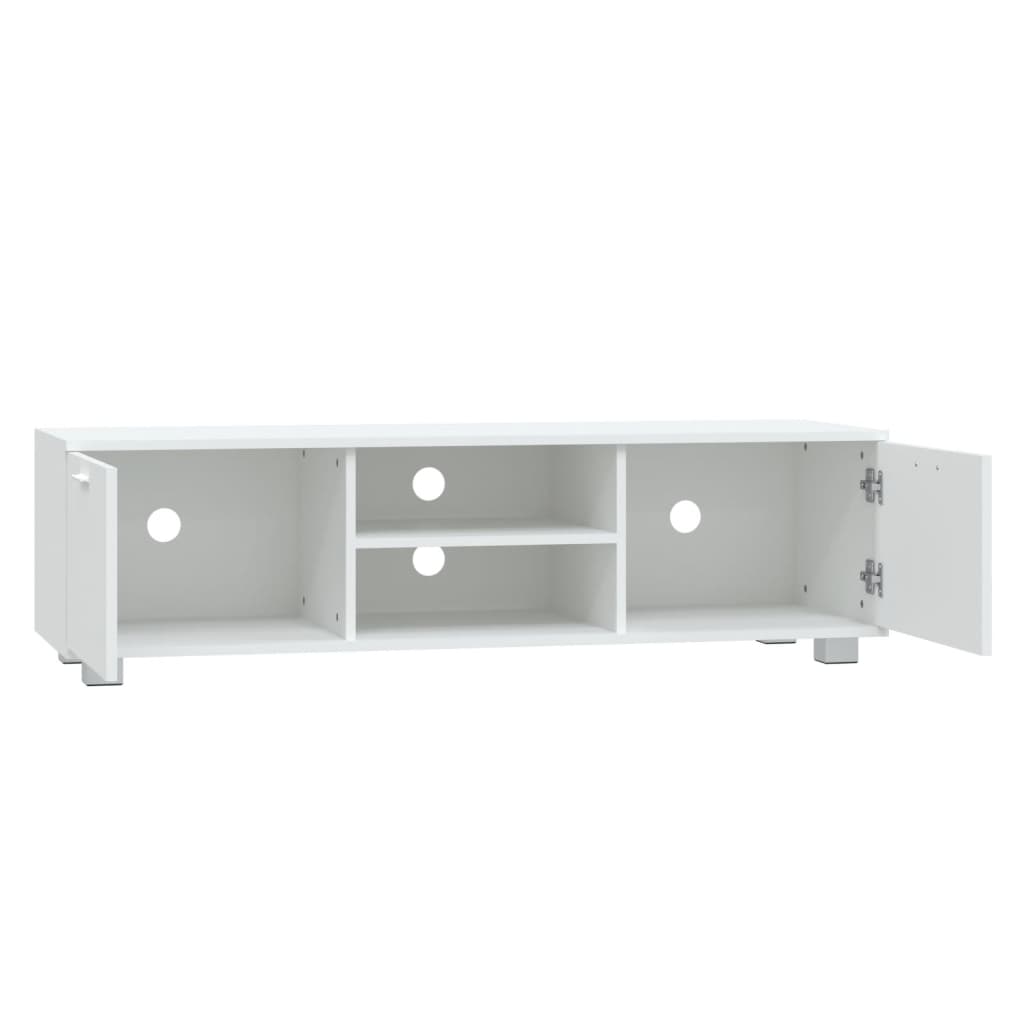 TV Cabinet White 140x40.5x35 cm Engineered Wood