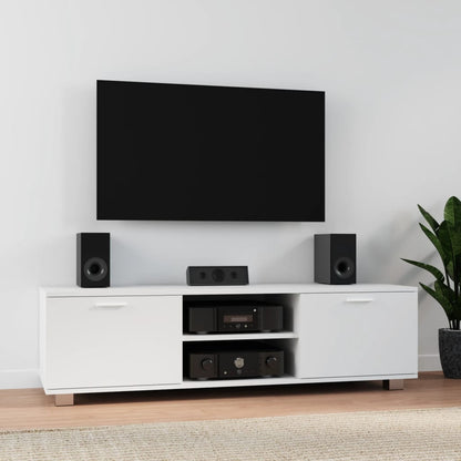 TV Cabinet White 140x40.5x35 cm Engineered Wood