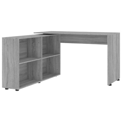 Corner Desk Grey Sonoma Engineered Wood