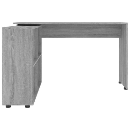 Corner Desk Grey Sonoma Engineered Wood