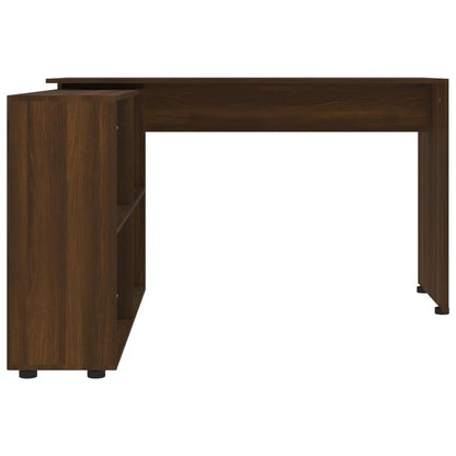 Corner Desk Brown Oak Engineered Wood