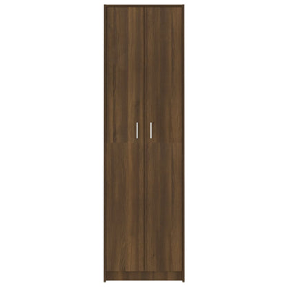 Hallway Wardrobe Brown Oak 55x25x189 cm Engineered Wood