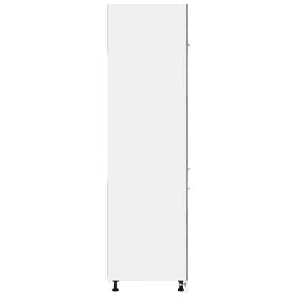 Refrigerator Cabinet Grey Sonoma 60x57x207 cm Engineered Wood