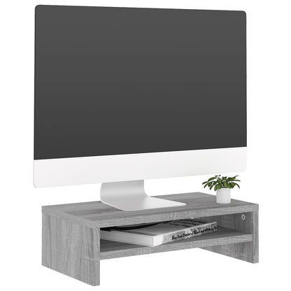 Monitor Stand Grey Sonoma 42x24x13 cm Engineered Wood