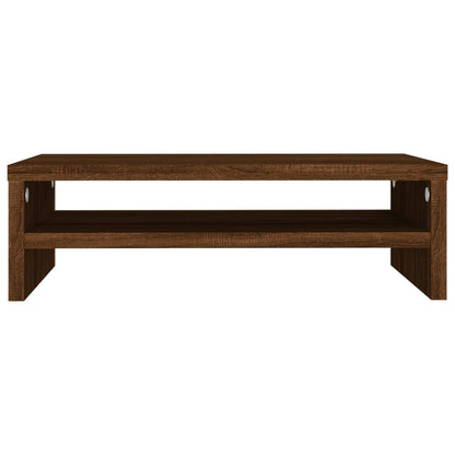 Monitor Stand Brown Oak 42x24x13 cm Engineered Wood