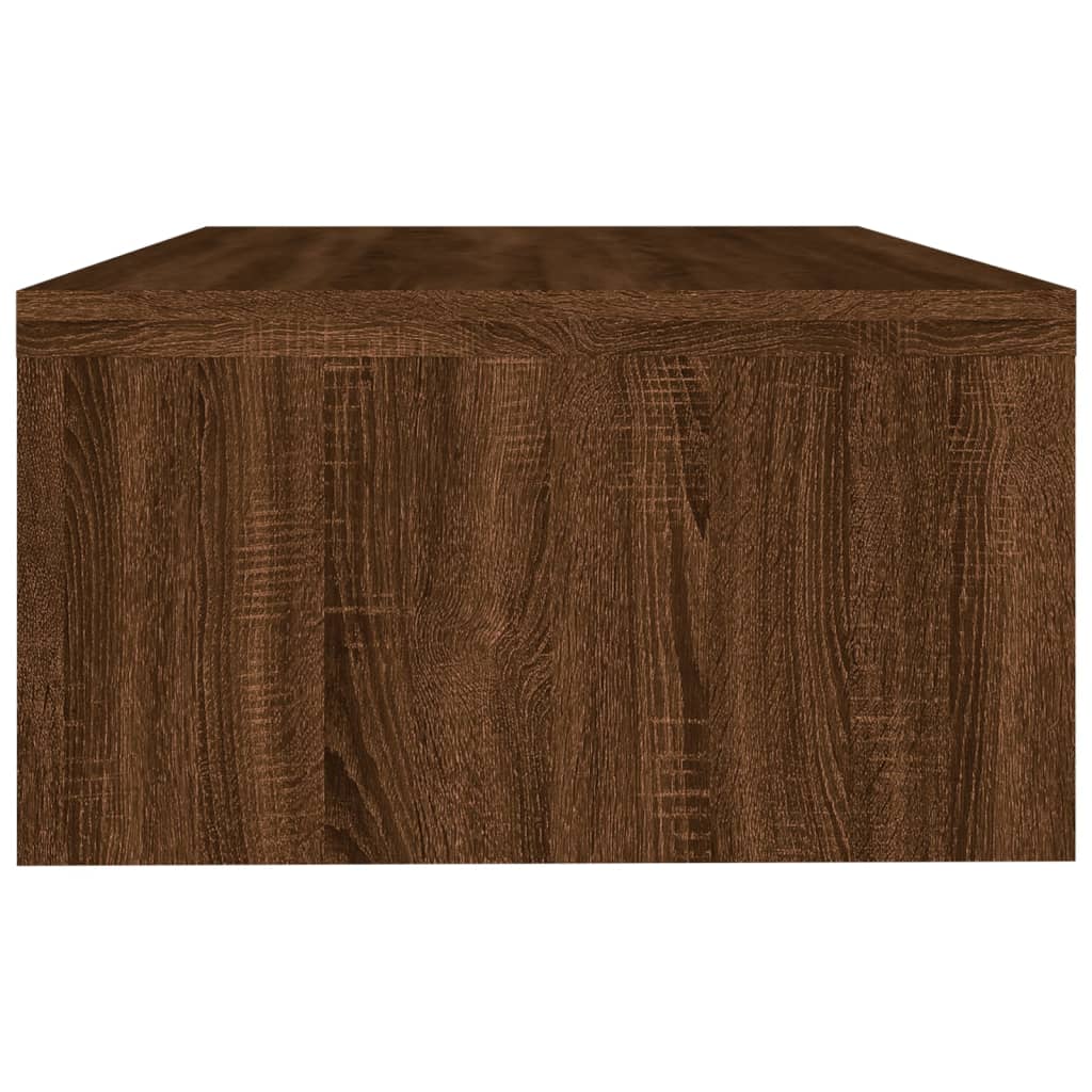 Monitor Stand Brown Oak 42x24x13 cm Engineered Wood