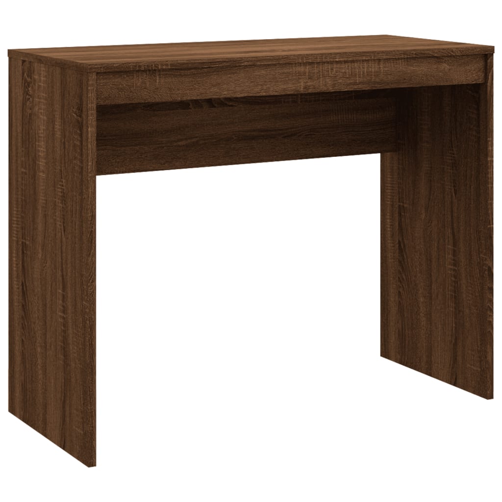 Desk Brown Oak 90x40x72 cm Engineered Wood