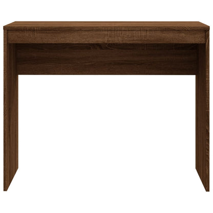 Desk Brown Oak 90x40x72 cm Engineered Wood