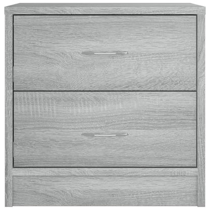 Bedside Cabinet Grey Sonoma 40x30x40 cm Engineered Wood