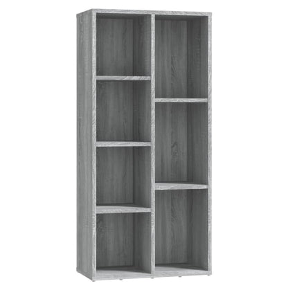 Book Cabinet Grey Sonoma 50x25x106 cm