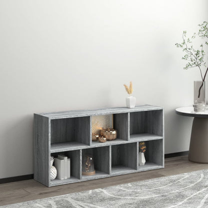 Book Cabinet Grey Sonoma 50x25x106 cm