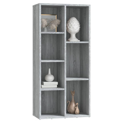 Book Cabinet Grey Sonoma 50x25x106 cm