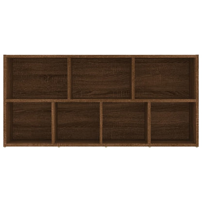 Book Cabinet Brown Oak 50x25x106 cm