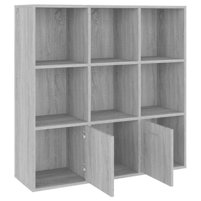 Book Cabinet Grey Sonoma 98x30x98 cm