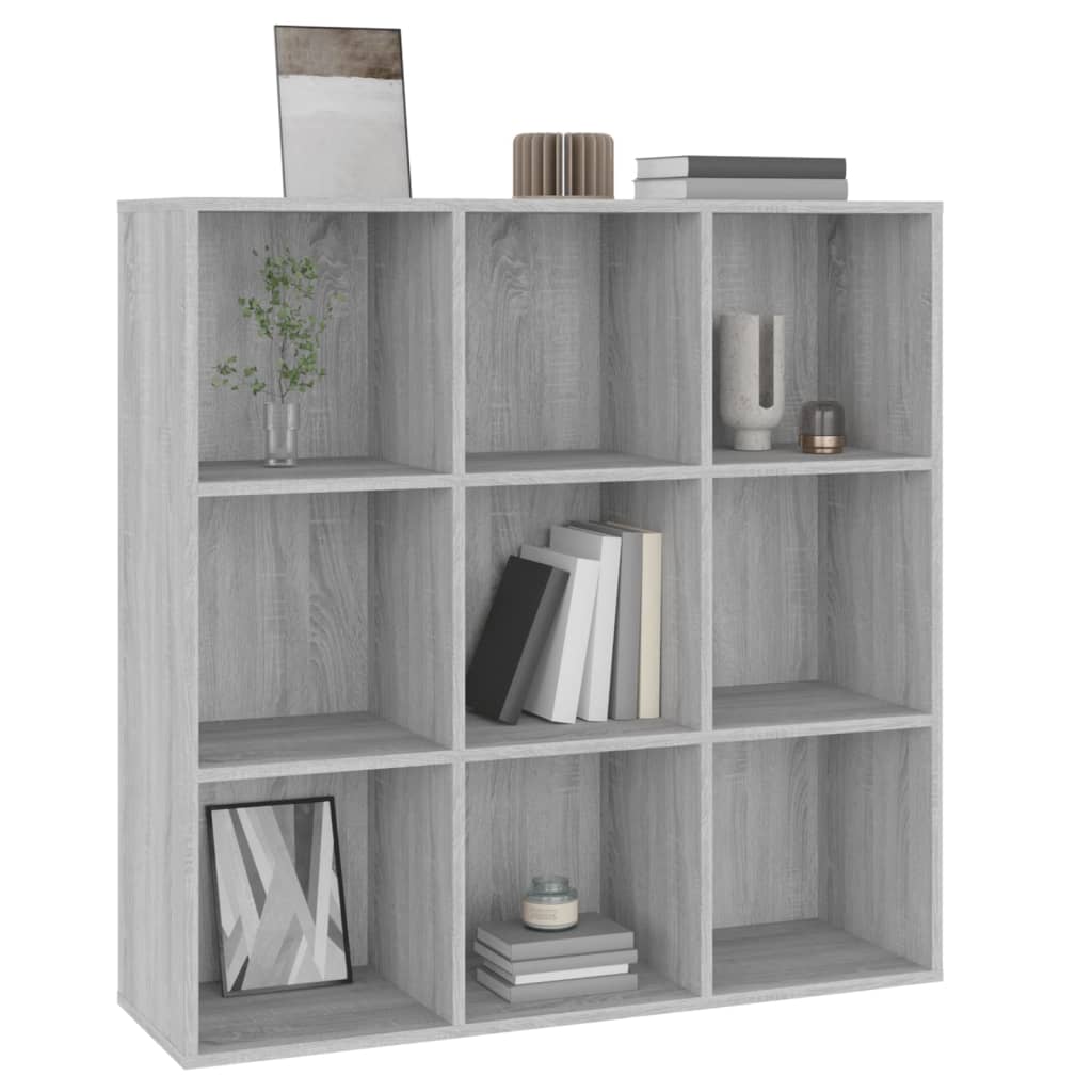 Book Cabinet Grey Sonoma 98x29x97.5 cm