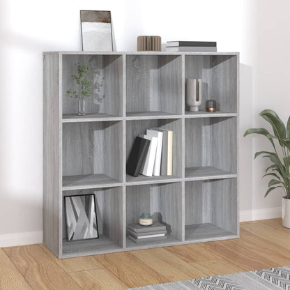 Book Cabinet Grey Sonoma 98x29x97.5 cm