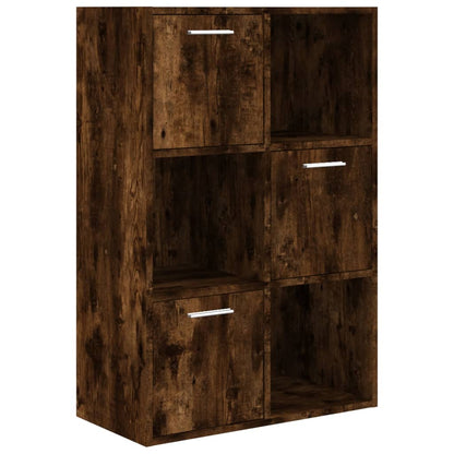 Storage Cabinet Smoked Oak 60x29.5x90 cm