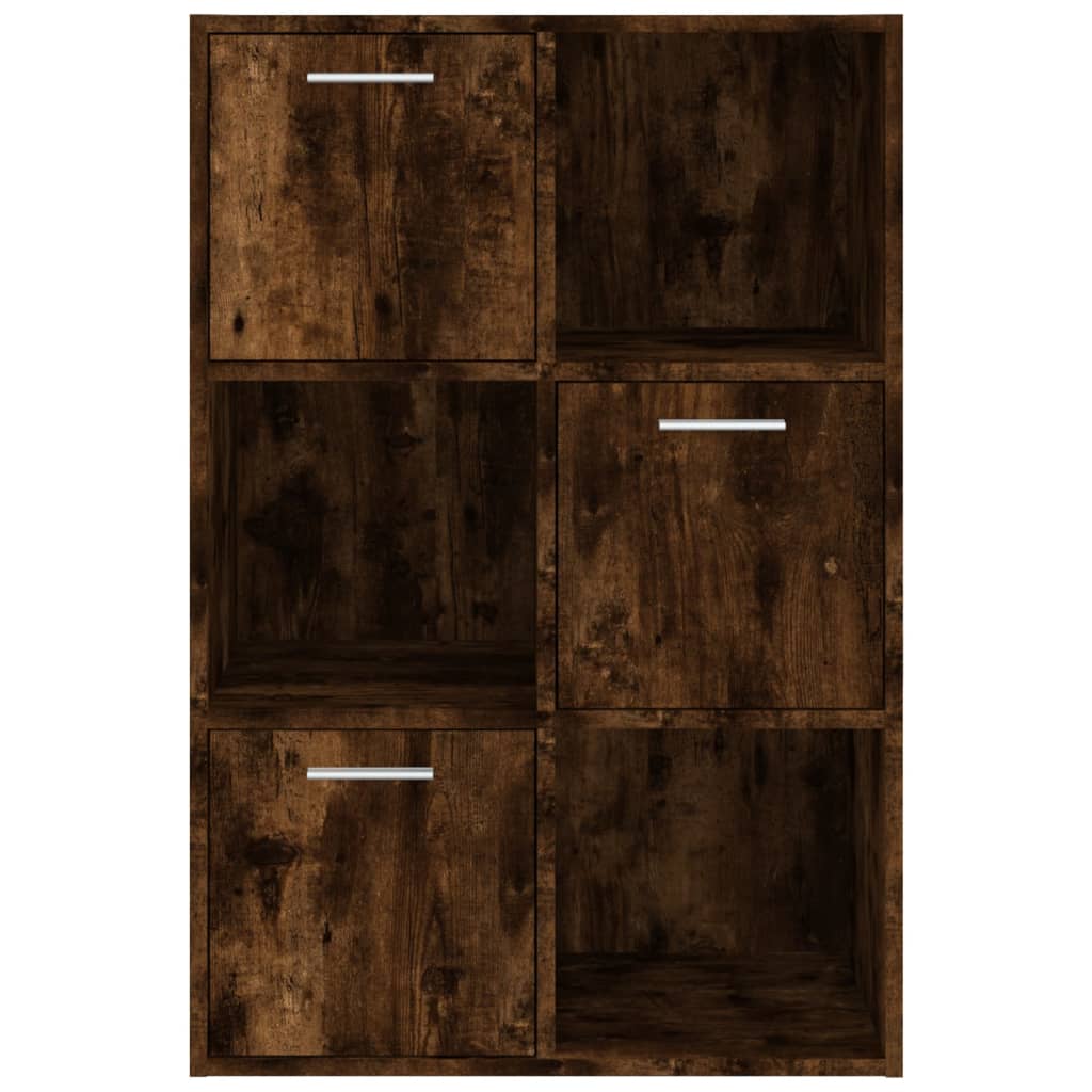 Storage Cabinet Smoked Oak 60x29.5x90 cm