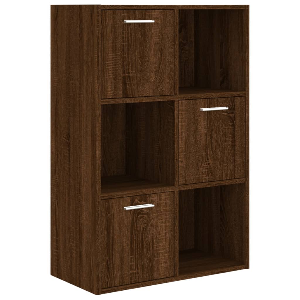 Storage Cabinet Brown Oak 60x29.5x90 cm