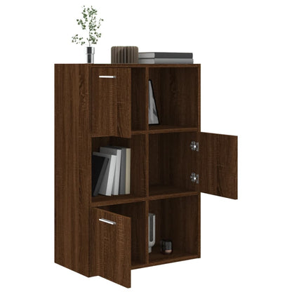 Storage Cabinet Brown Oak 60x29.5x90 cm