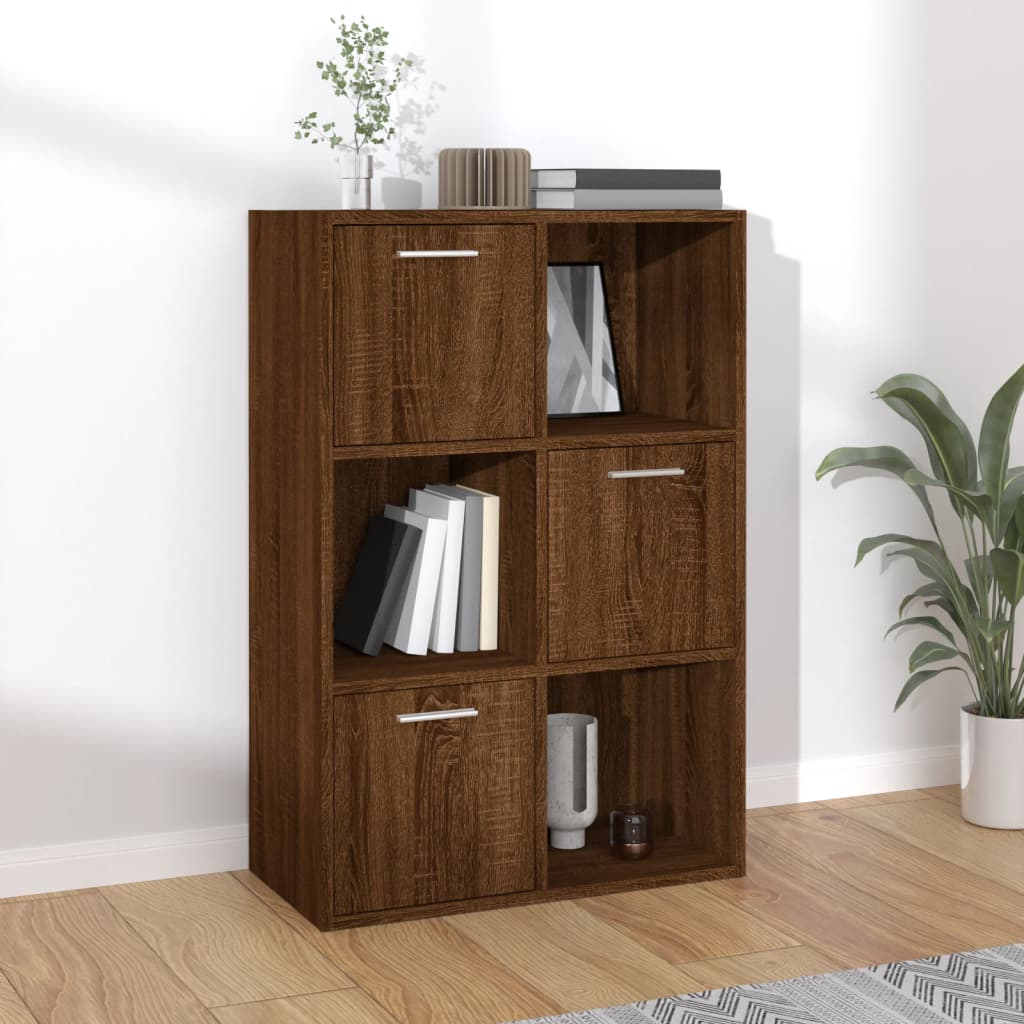 Storage Cabinet Brown Oak 60x29.5x90 cm