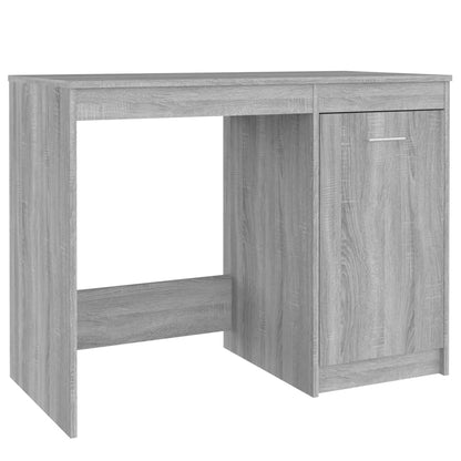 Desk Grey Sonoma 100x50x76 cm Engineered Wood