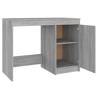 Desk Grey Sonoma 100x50x76 cm Engineered Wood