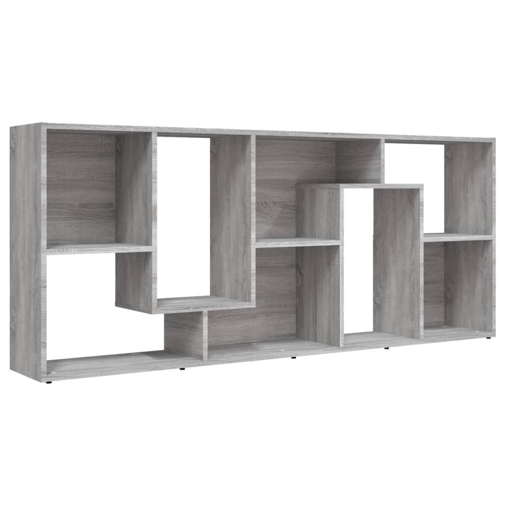 Book Cabinet Grey Sonoma 67x24x161 cm Engineered Wood