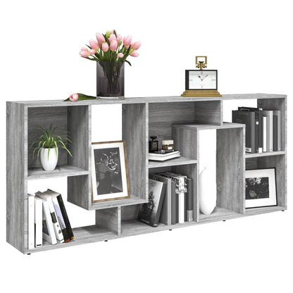 Book Cabinet Grey Sonoma 67x24x161 cm Engineered Wood