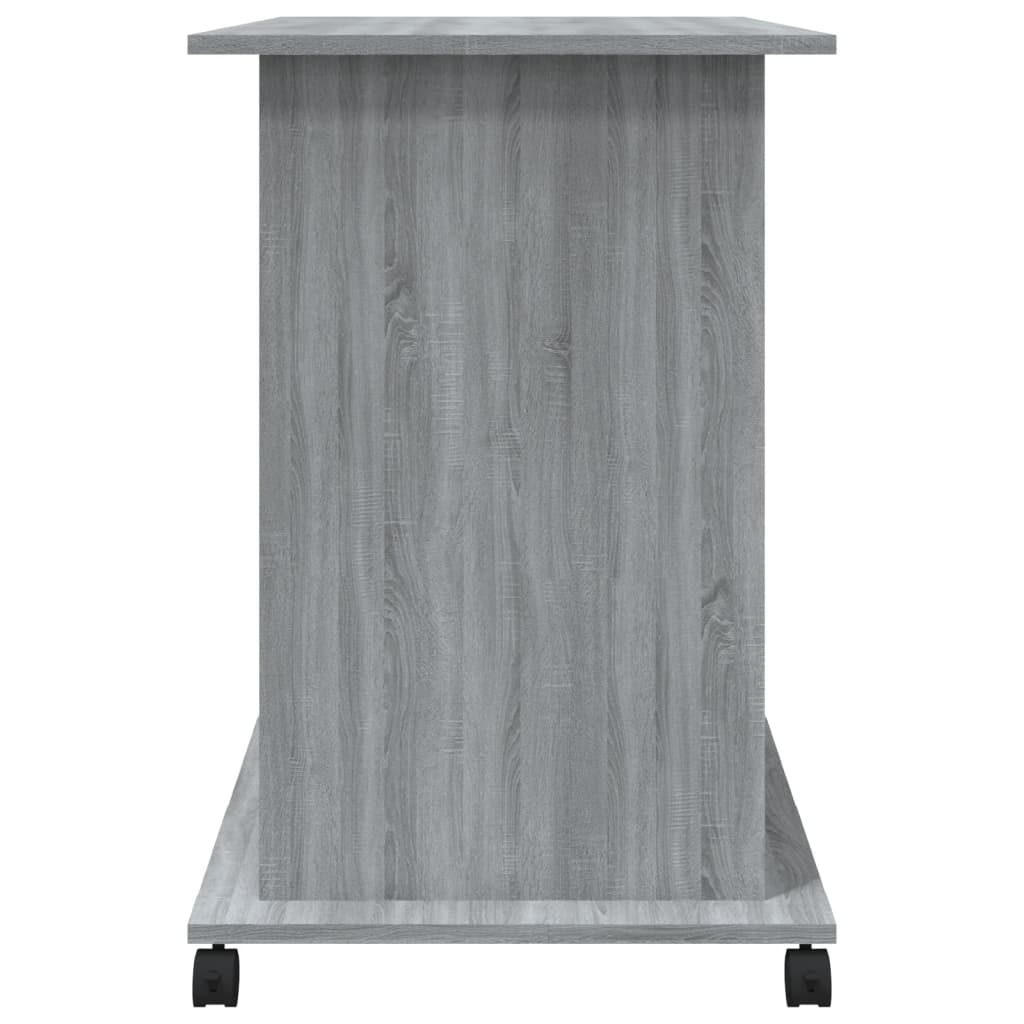 Computer Desk Grey Sonoma 80x50x75 cm Engineered Wood