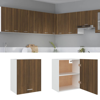 Hanging Cabinet Brown Oak 50x31x60 cm Engineered Wood