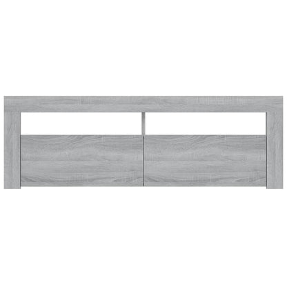 TV Cabinet with LED Lights Grey Sonoma 120x35x40 cm