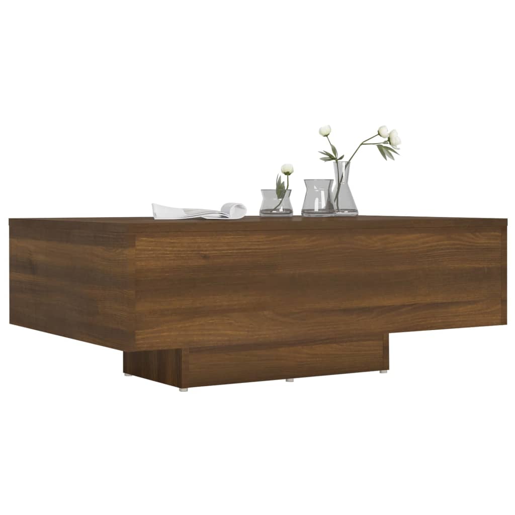 Coffee Table Brown Oak 85x55x31 cm Engineered Wood