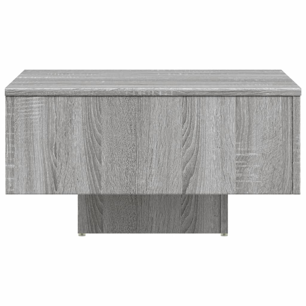 Coffee Table Grey Sonoma 60x60x31.5 cm Engineered Wood