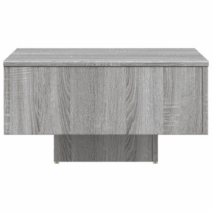 Coffee Table Grey Sonoma 60x60x31.5 cm Engineered Wood