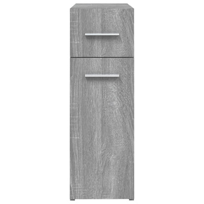 Apothecary Cabinet Grey Sonoma 20x45.5x60 cm Engineered Wood