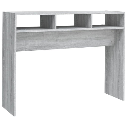 Console Table Grey Sonoma 105x30x80 cm Engineered Wood