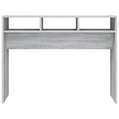 Console Table Grey Sonoma 105x30x80 cm Engineered Wood