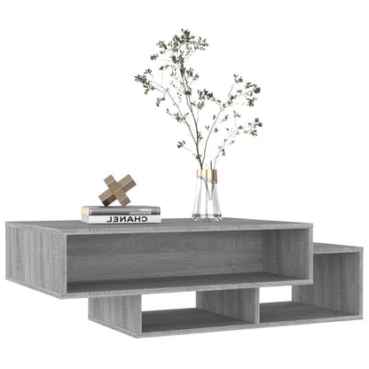 Coffee Table Grey Sonoma 105x55x32 cm Engineered Wood